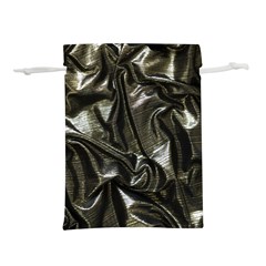 Metallic Silver Satin Lightweight Drawstring Pouch (m) by retrotoomoderndesigns