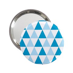 Abstract Modern Background Blue 2 25  Handbag Mirrors