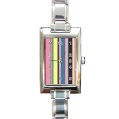 Stripes Colorful Wallpaper Seamless Rectangle Italian Charm Watch