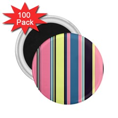Stripes Colorful Wallpaper Seamless 2.25  Magnets (100 pack) 