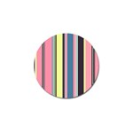 Stripes Colorful Wallpaper Seamless Golf Ball Marker (4 pack) Front