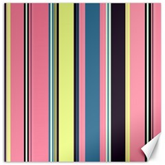 Stripes Colorful Wallpaper Seamless Canvas 12  x 12 