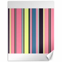 Stripes Colorful Wallpaper Seamless Canvas 12  X 16 