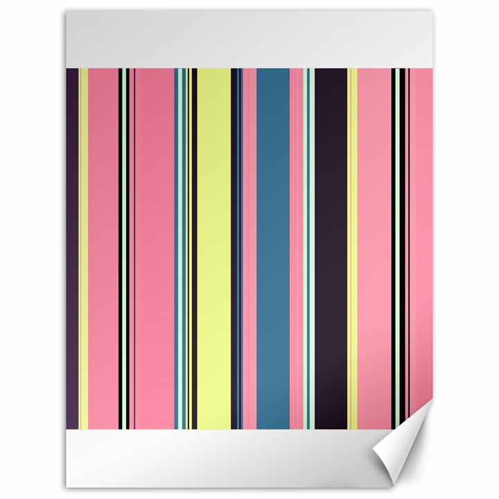 Stripes Colorful Wallpaper Seamless Canvas 12  x 16 