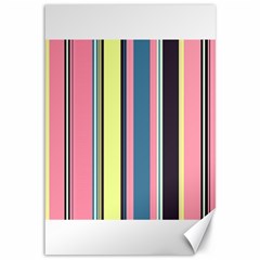 Stripes Colorful Wallpaper Seamless Canvas 12  x 18 