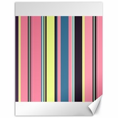 Stripes Colorful Wallpaper Seamless Canvas 18  x 24 