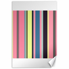 Stripes Colorful Wallpaper Seamless Canvas 24  x 36 