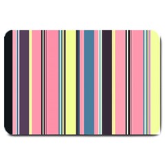 Stripes Colorful Wallpaper Seamless Large Doormat 