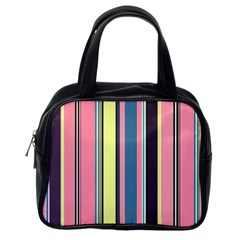Stripes Colorful Wallpaper Seamless Classic Handbag (One Side)