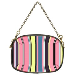 Stripes Colorful Wallpaper Seamless Chain Purse (two Sides) by Vaneshart