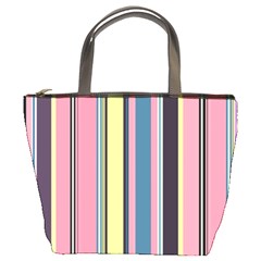 Stripes Colorful Wallpaper Seamless Bucket Bag