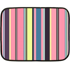 Stripes Colorful Wallpaper Seamless Fleece Blanket (mini) by Vaneshart