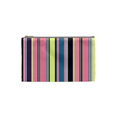Stripes Colorful Wallpaper Seamless Cosmetic Bag (Small)