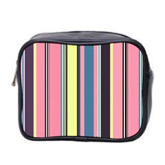 Stripes Colorful Wallpaper Seamless Mini Toiletries Bag (two Sides)