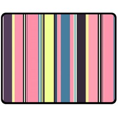 Stripes Colorful Wallpaper Seamless Fleece Blanket (Medium) 