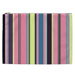 Stripes Colorful Wallpaper Seamless Cosmetic Bag (XXL) Front