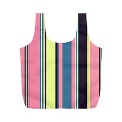 Stripes Colorful Wallpaper Seamless Full Print Recycle Bag (m)