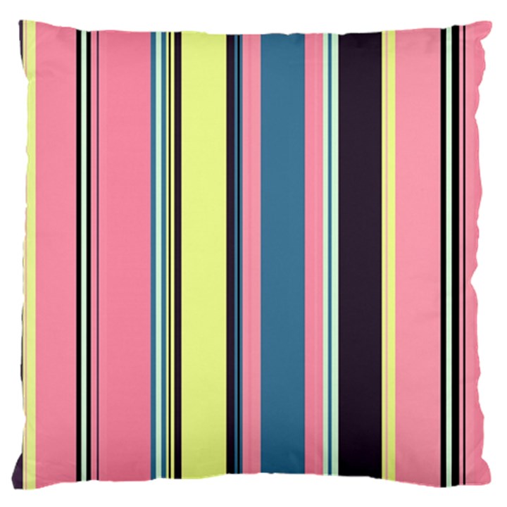 Stripes Colorful Wallpaper Seamless Standard Flano Cushion Case (One Side)