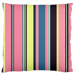 Stripes Colorful Wallpaper Seamless Large Flano Cushion Case (One Side)
