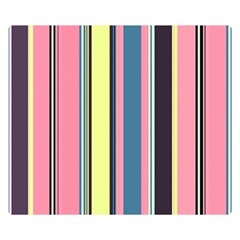 Stripes Colorful Wallpaper Seamless Double Sided Flano Blanket (Small) 