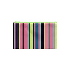 Stripes Colorful Wallpaper Seamless Cosmetic Bag (XS)