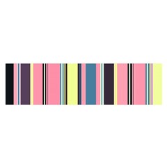 Stripes Colorful Wallpaper Seamless Satin Scarf (Oblong)