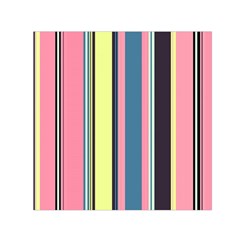 Stripes Colorful Wallpaper Seamless Small Satin Scarf (Square)