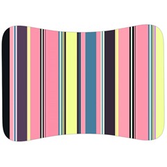 Stripes Colorful Wallpaper Seamless Velour Seat Head Rest Cushion