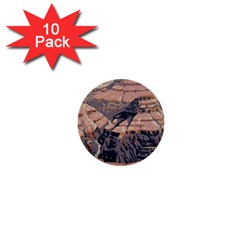 Vintage Travel Poster Grand Canyon 1  Mini Buttons (10 pack) 