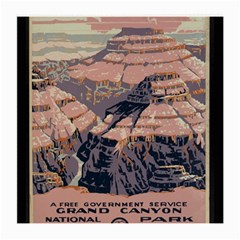 Vintage Travel Poster Grand Canyon Medium Glasses Cloth (2 Sides)