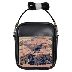 Vintage Travel Poster Grand Canyon Girls Sling Bag