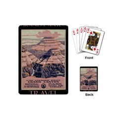 Vintage Travel Poster Grand Canyon Playing Cards Single Design (Mini)