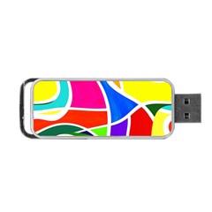 Abstract Background Portable Usb Flash (two Sides)