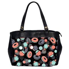 Seamless Sweets Background Oversize Office Handbag (2 Sides) by Vaneshart