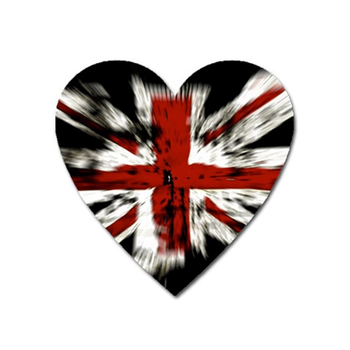 British Flag Heart Magnet