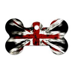 British Flag Dog Tag Bone (two Sides) by Vaneshart