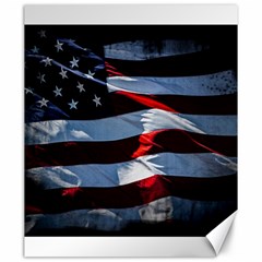 Grunge American Flag Canvas 20  X 24  by Vaneshart