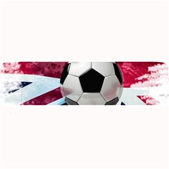 Soccer Ball With Great Britain Flag Large Bar Mats by Vaneshart