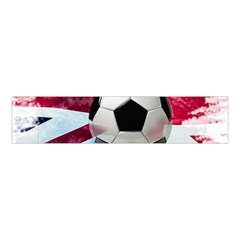 Soccer Ball With Great Britain Flag Velvet Scrunchie by Vaneshart