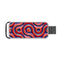 Pattern Curve Design Portable Usb Flash (two Sides)