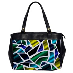 Mosaic Shapes Oversize Office Handbag