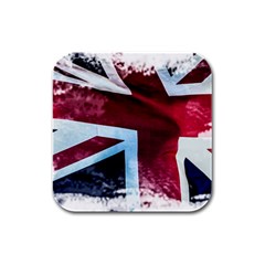 The British Flag Rubber Square Coaster (4 Pack) 