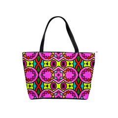 Abstract Background Pattern Classic Shoulder Handbag