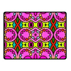 Abstract Background Pattern Fleece Blanket (small)