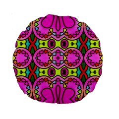 Abstract Background Pattern Standard 15  Premium Round Cushions