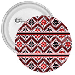 Folklore Ethnic Pattern Background 3  Buttons