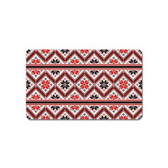 Folklore Ethnic Pattern Background Magnet (name Card) by Vaneshart