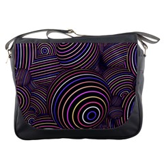 Abtract Colorful Spheres Messenger Bag by Vaneshart