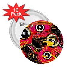 Abstract Clutter 2 25  Buttons (10 Pack) 