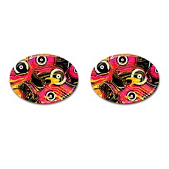 Abstract Clutter Cufflinks (oval) by Vaneshart